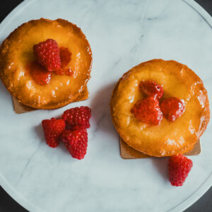 Almond & Raspberry Polenta Cake Pack of 4