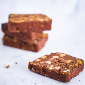 Chocolate Biscuit Cake Slice