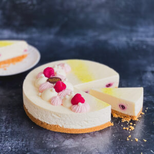 Lemon & Raspberry Cheesecake