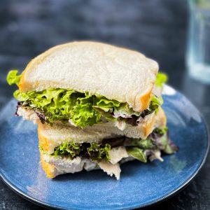 Lemon & Thyme Marinated Chicken Sandwich on Brown