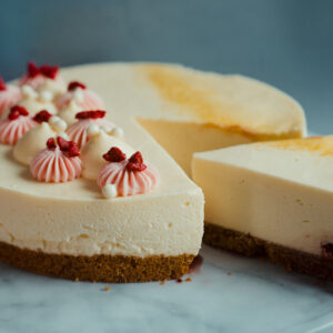 Lemon & Raspberry Cheesecake