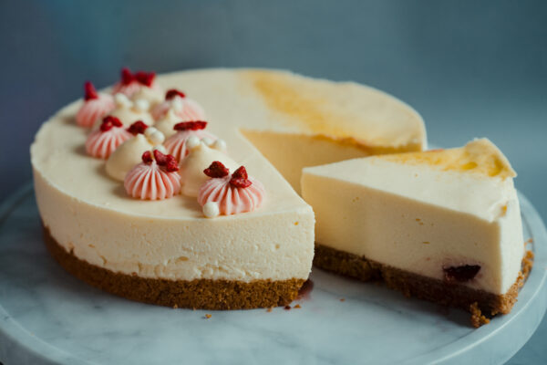 Lemon & Raspberry Cheesecake