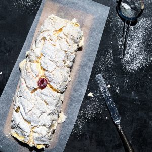 Large Raspberry Roulade