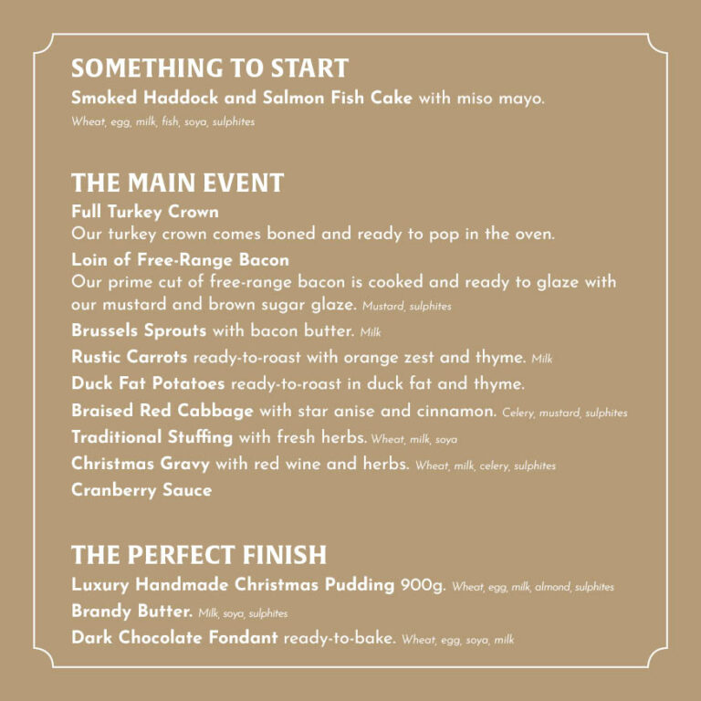 Christmas Dinner In A Box The Butler’s Pantry