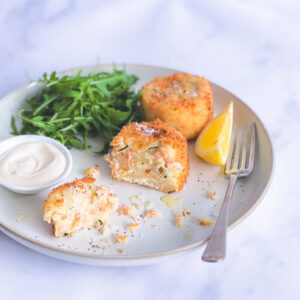 Smoked Haddock and Salmon Fish Cake