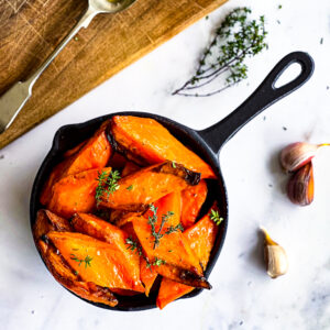 Carrots With Orange & Thyme Butter