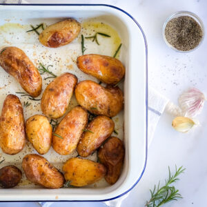 Roast Baby Potatoes With Herb Butter