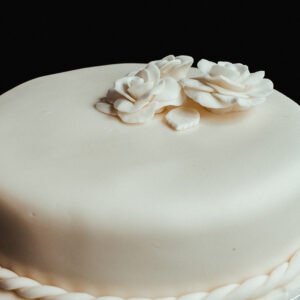Chocolate Biscuit Cake Covered in Fondant