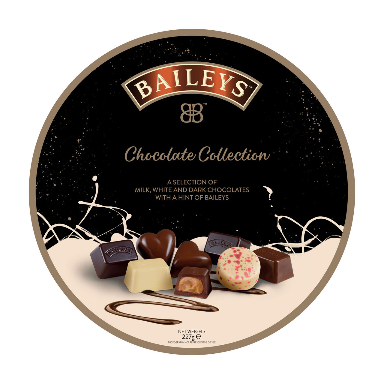 Baileys Pralines Collection Round Box 227G
