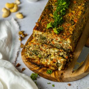 Wild Mushroom Nut Loaf