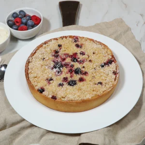 Apple And Berry Crumble Tart