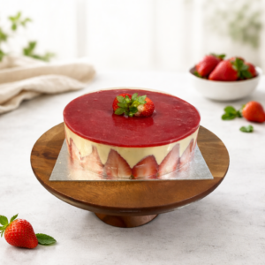 Strawberry Fraisier Cake