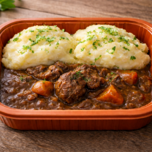 Beef Bourguignon and Mash Potato